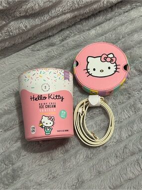 Sanrio Hello Kitty Pink Round Crossbody Bag with Pastel Accents